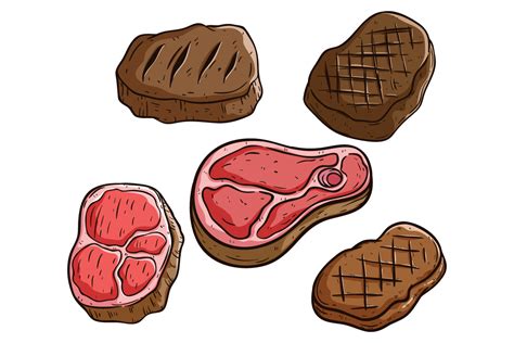 Steak 553381 Vector Art at Vecteezy