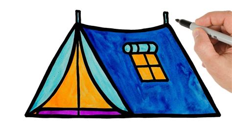 Tent sketch vector clipart image Free stock photo Public Domain