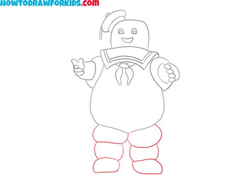 Drawing Of Marshmallow Man