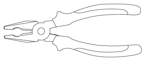 Drawing Of Pliers