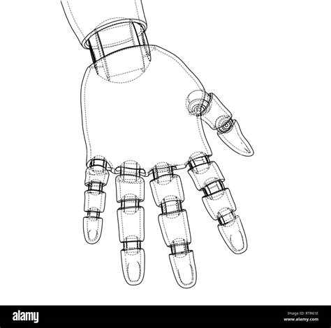 Drawing Of Robot Hand