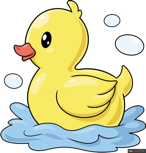 Drawing Of Rubber Duck