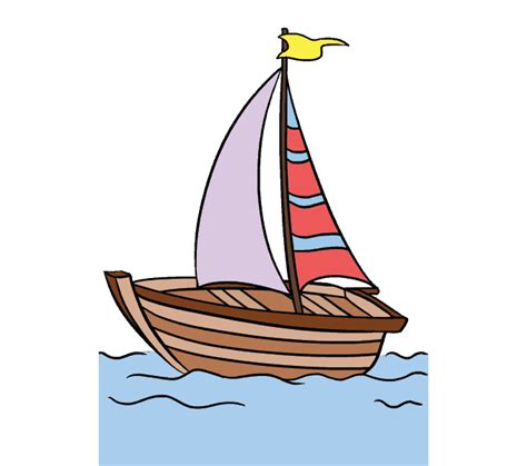 drawing of small boat
