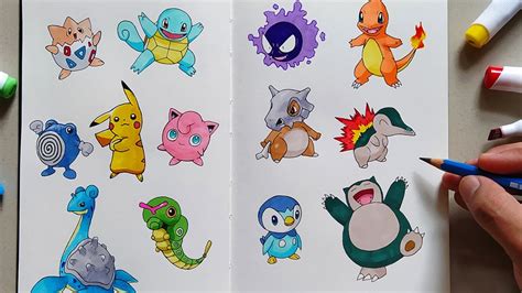Drawing Pokemon Characters