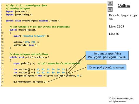 Drawing Polygon In Java Swing