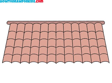 drawing roof tile