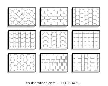 drawing roof tile