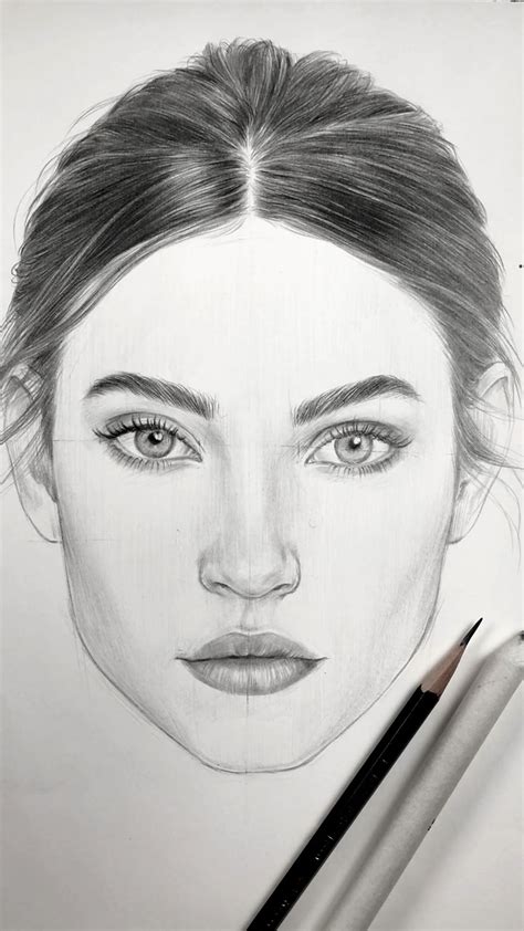 25 Idea Drawing Sketch Of Face No Features With Pencil