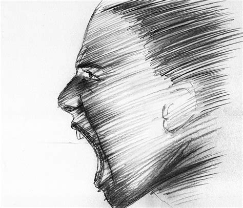  25 Idea Drawing Sketches Anger Rage With Pencil