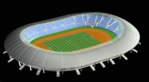 drawing stadium stands in 3d max