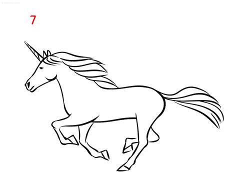 drawing unicorn
