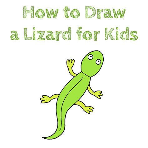 drawing videos for kids lizard