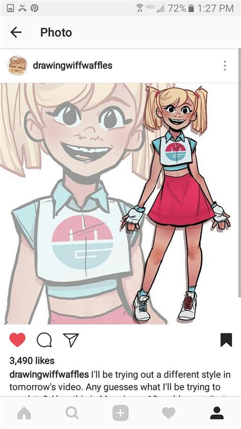 Drawing Wiff Waffles Comic