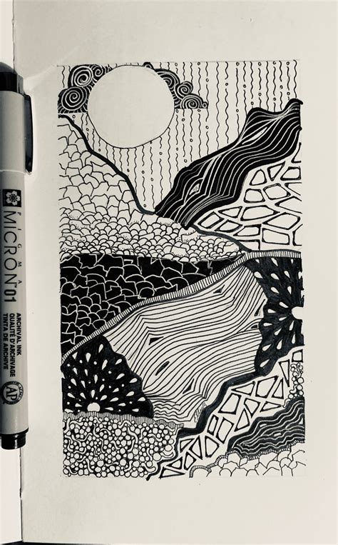 25K  Sample Drawing With Black Sketch Pen For Kids