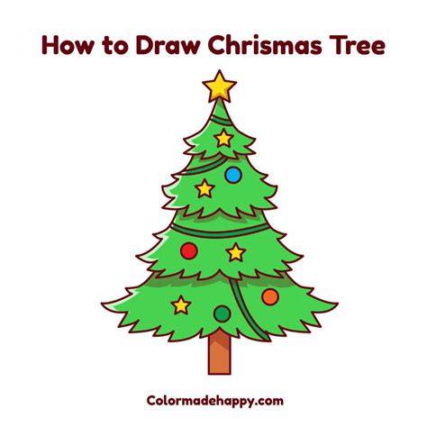 drawing xmas tree
