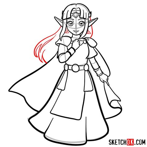 drawing zelda