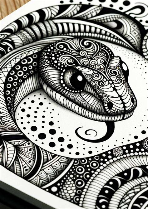 drawing zentangle