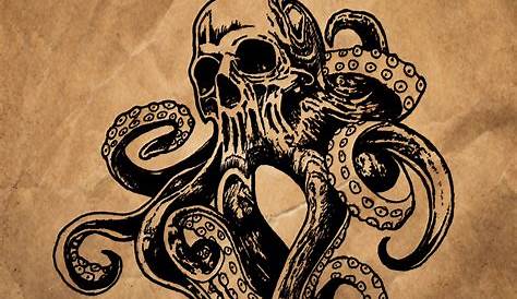 Kraken by Chris Hudson Le Kraken, Kraken Art, Octopus Illustration