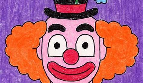 Clown Face Drawing at GetDrawings | Free download