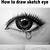 drawings of eyes with tears step by step