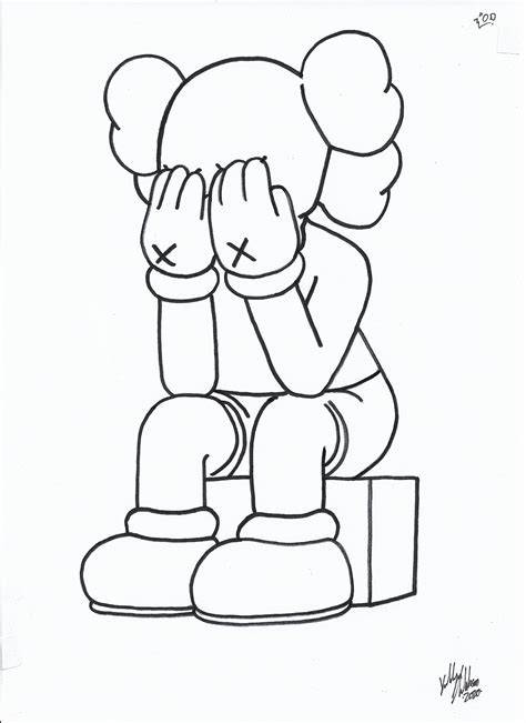 drawings kaws