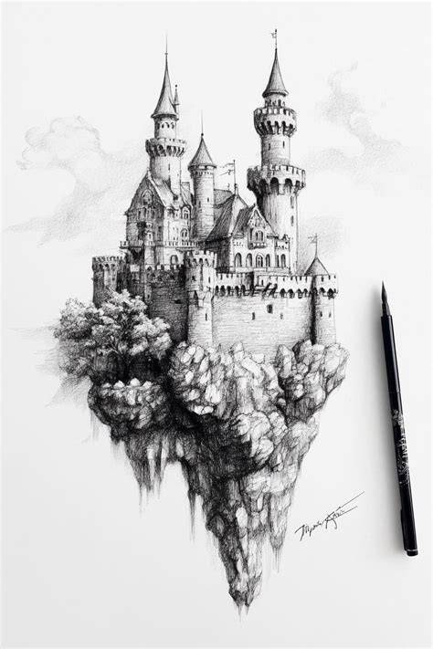 Medieval Castles Drawing at GetDrawings Free download