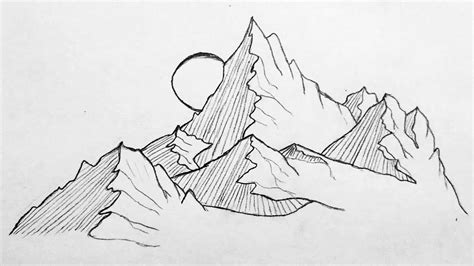 Drawings Of Mountains