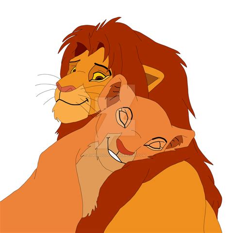 drawings of simba and nala