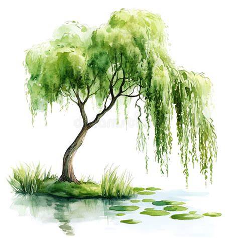 My drawing of a weeping willow. Gardening Pinterest
