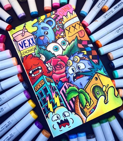 drawings with markers