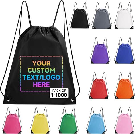 Drawstring Bags Bulk With Logo