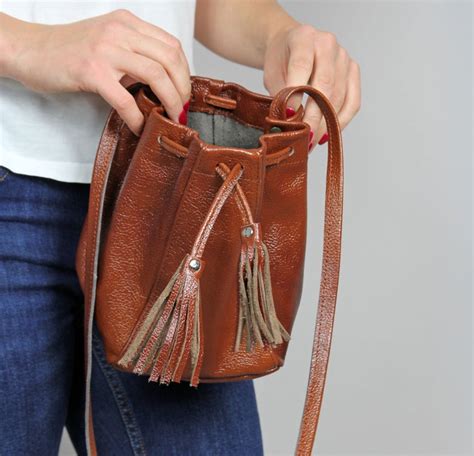 Drawstring Bucket Bag Shoulder