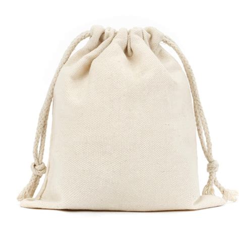 Drawstring Cotton Purse