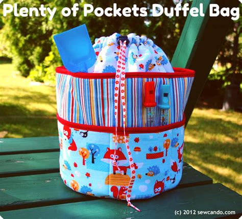 Drawstring Duffle Bag Pattern