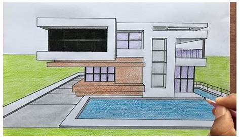 Dream House Design Drawing Easy How To Draw A 2 Awesome And Way For Everyone