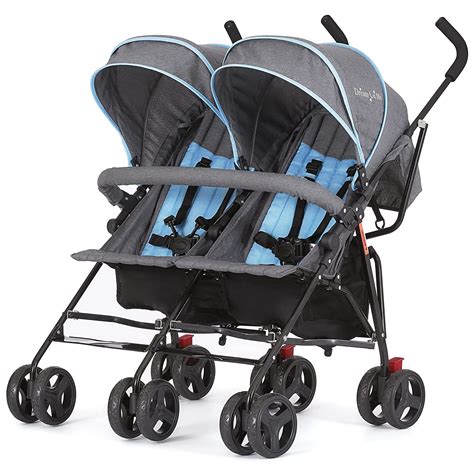 Dream On Me Twin Stroller, Red