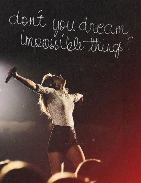 dream impossible things taylor swift