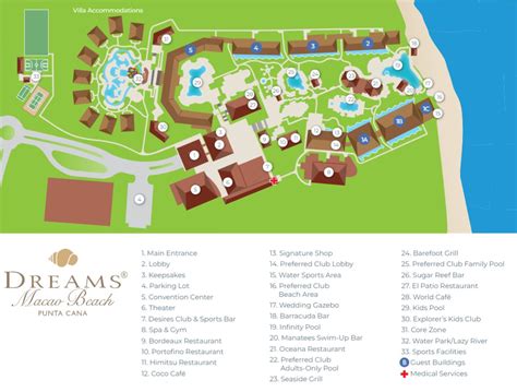 dreams macao beach punta cana map