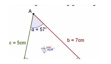 Stumpfwinkliges Dreieck Winkel Berechnen / Dreiecksberechnung