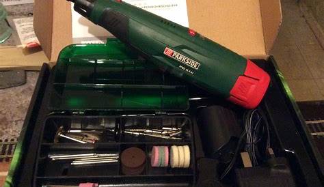 Cordless Dremel type drill by Parkside Acquired from Lidl