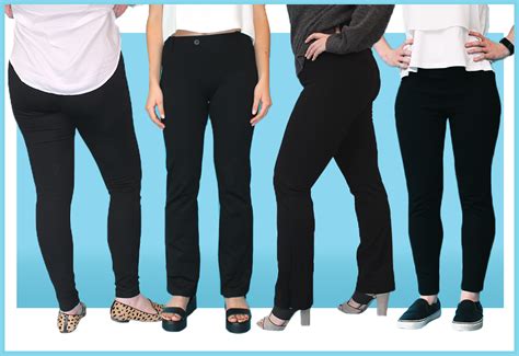 SkinnyLeg Moto Dress Pant Yoga Pants (Black)