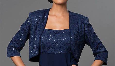 Lace Bodice Dress with Matching Bolero Jacket Lace