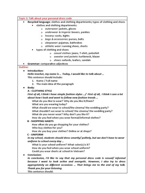 Dress Code Discussion Questions