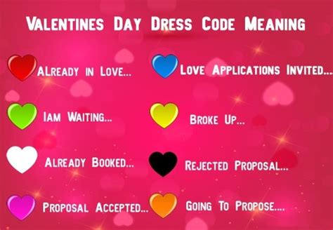 dress code for valentine