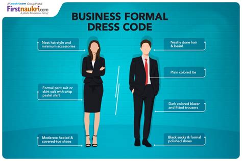 dress code is business professional