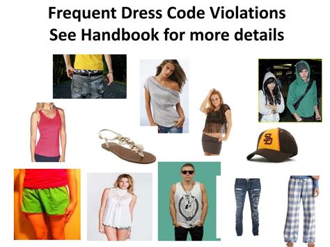 Dress Code Violations Definition