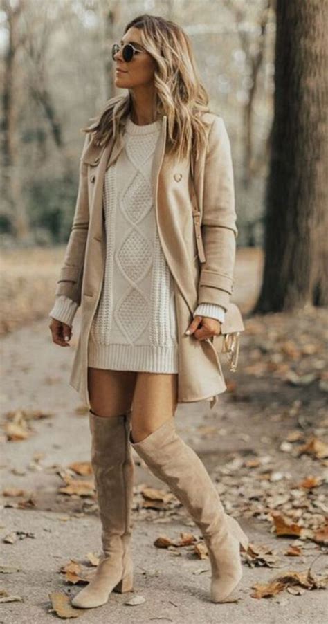 How to Style a Midi Dress with Knee High Boots Polished Closets