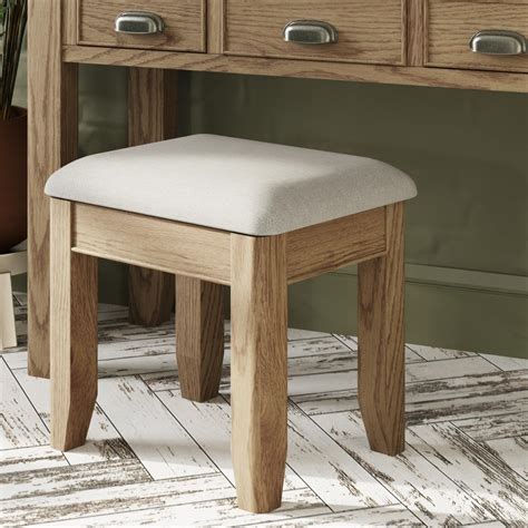 Dressing Table Stool Oak