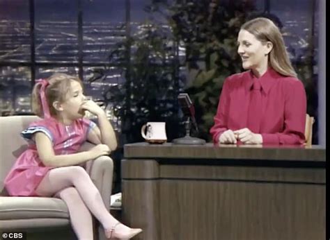 drew barrymore interview with johnny carson