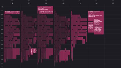 drexel master schedule